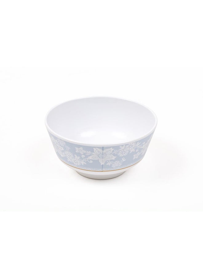 Royal Melamine Rice Bowl White/Blue 4.5inch - Image 2