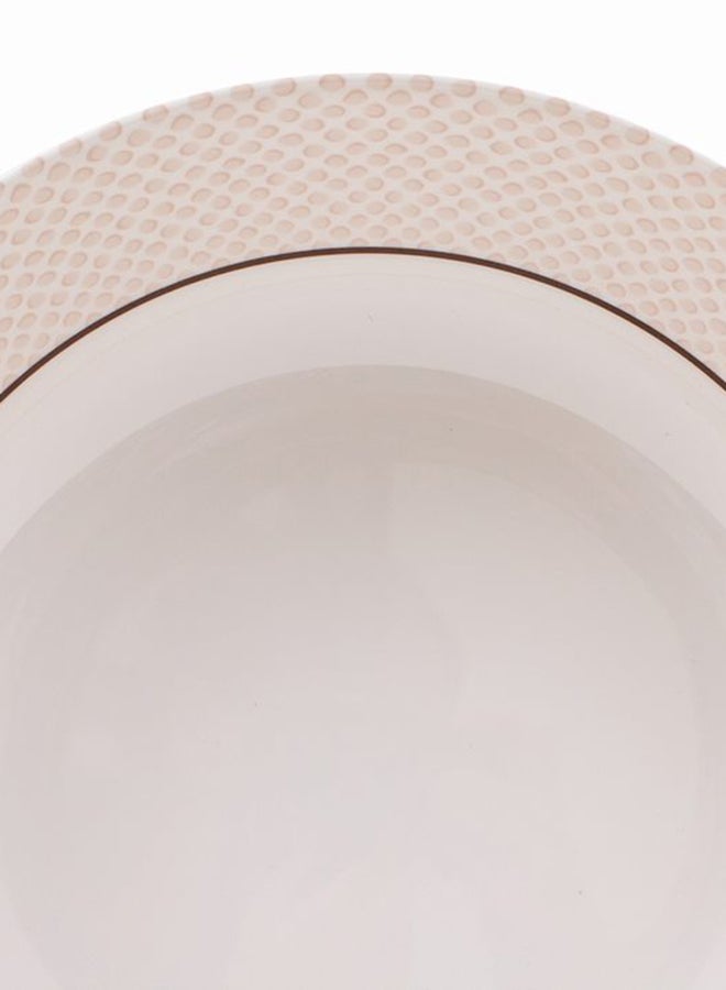 Royal Melamine Soup Bowl White/Beige 7.5inch  - Image 3