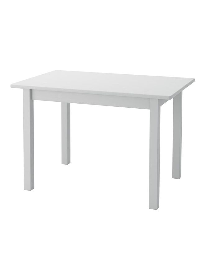 WK - Children's Rectangular Table Grey 78x52cm - Image 1