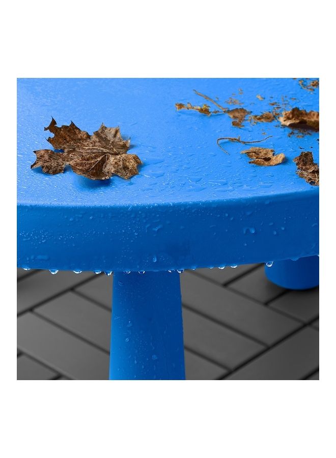 WK - Children's Round Indoor/Outdoor Table Blue - Image 1