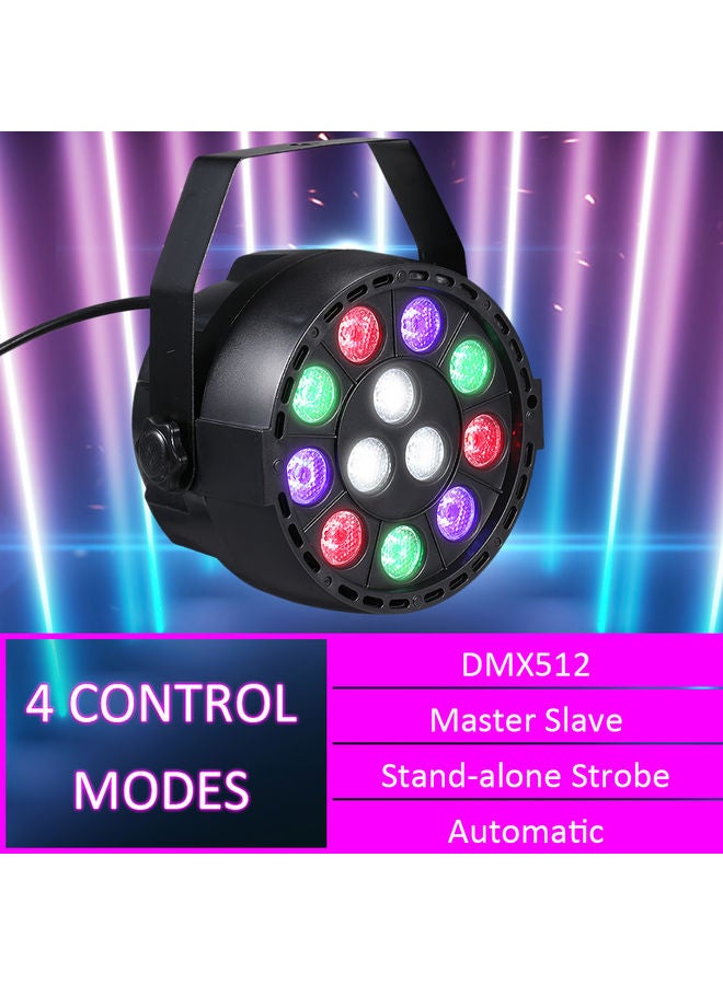 LIXADA 12-LED RGBW Colour Mixing Stage Lighting US Plug Multicolour - Image 4