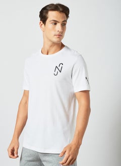 Neymar Jr Football T-Shirt White