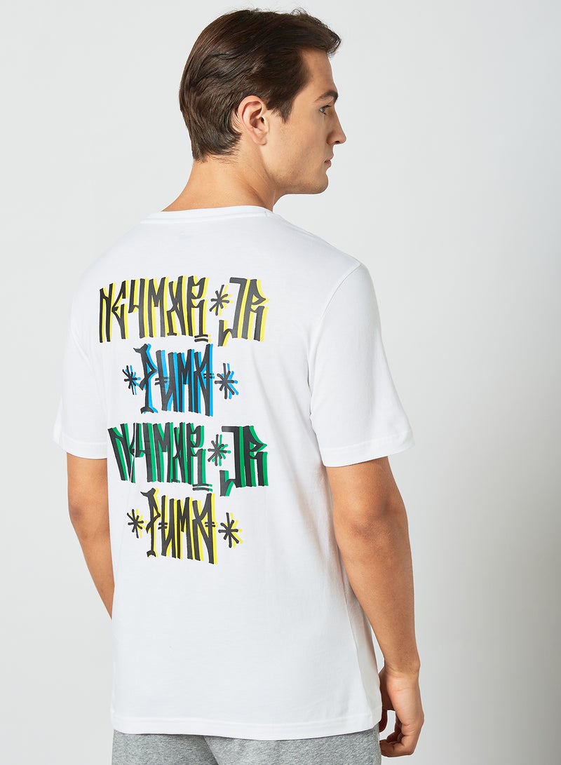 PUMA - Neymar Jr Football T-Shirt White - Image 1