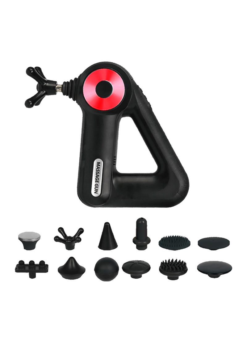 HTC Maxtop Deep Tissue Massage Gun For Back, Neck, Muscle Pain Relief Fitness Relaxation 12pcs Pro Heads - Image 1