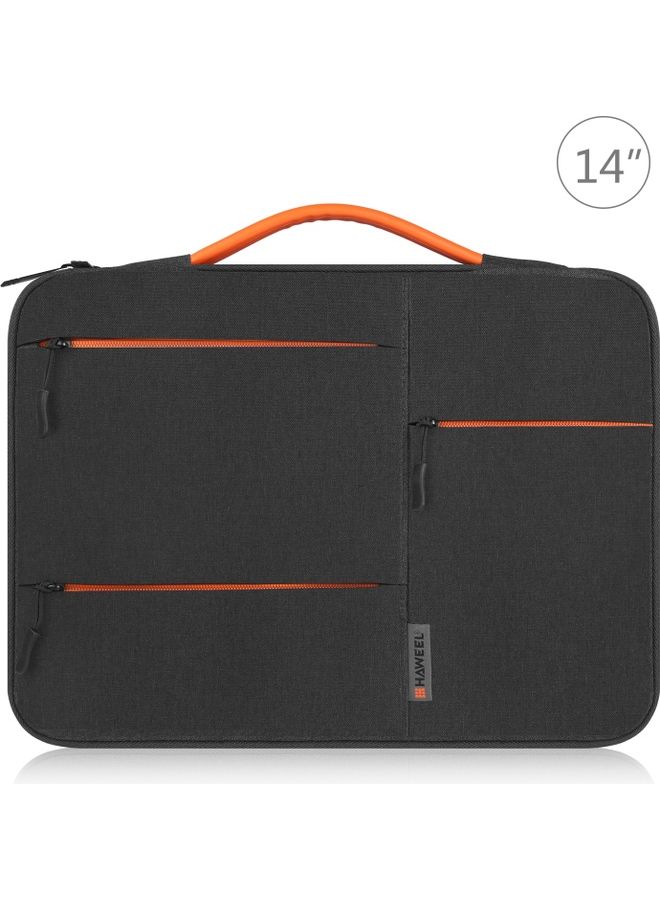 14-Inch Sleeve Case Zipper Laptop Handbag Black  - Image 1