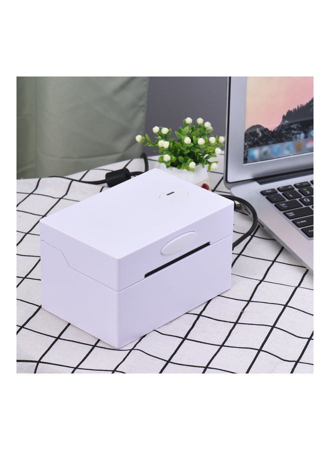 Desktop Thermal Label Printer With Accessories White  - Image 4