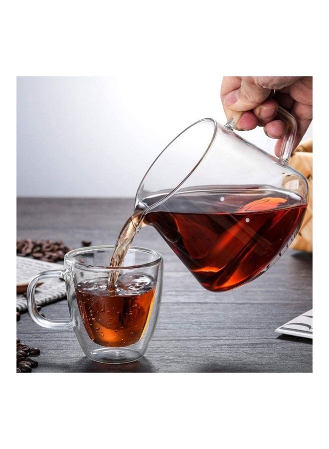 XiuWoo Pour Over Coffee Maker Set Clear 600ml - Image 3