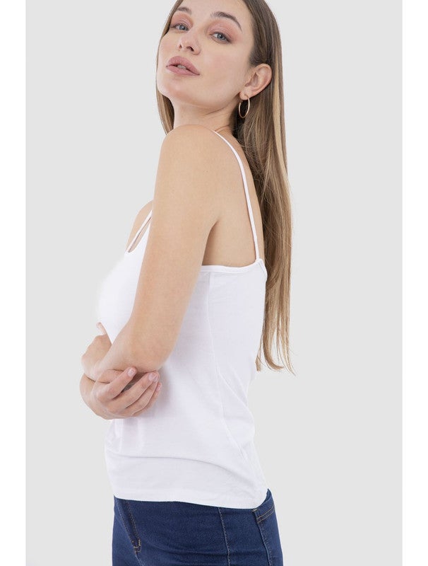 Carina Cami Top (V) White - Image 2