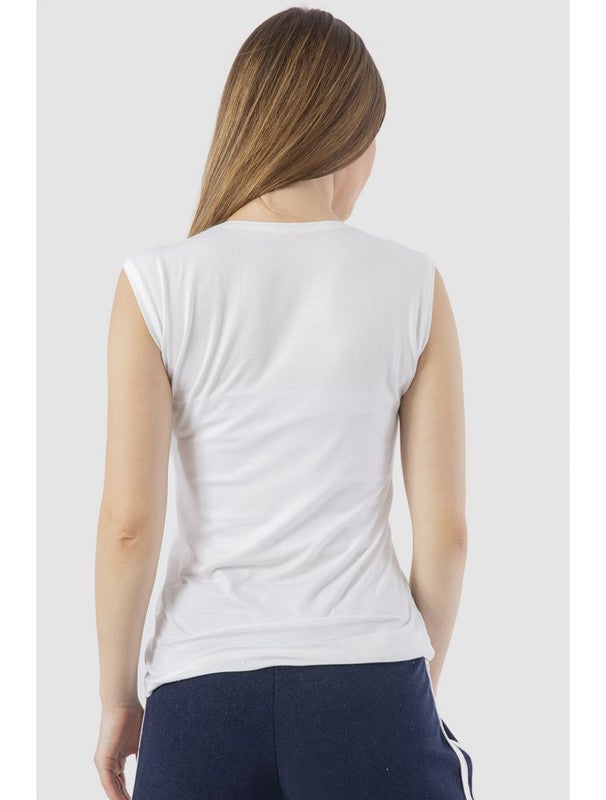 Crew Neck Sleeveless Top (V) White - v1627292210/N37574037V_2