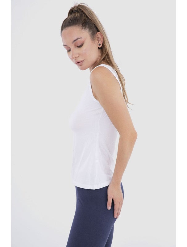 Carina Tank Top (V) White  - Image 2