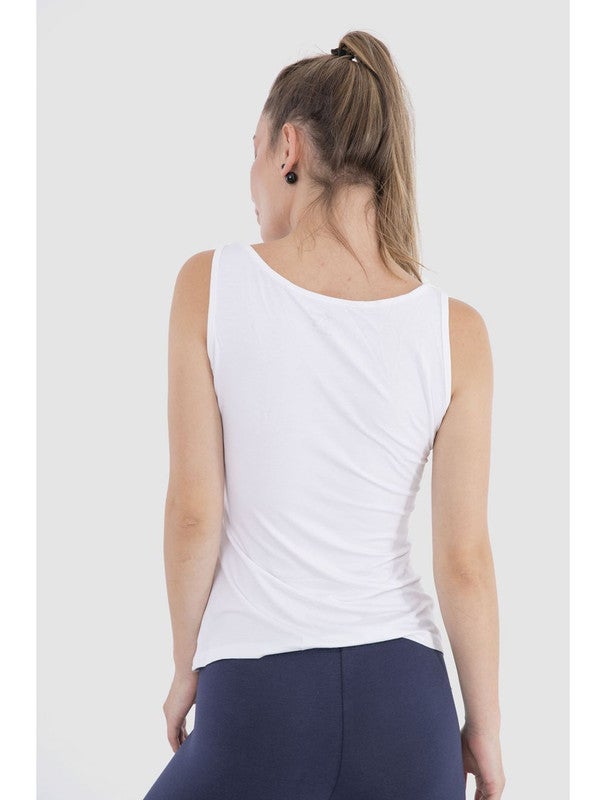 Carina Tank Top (V) White  - Image 3