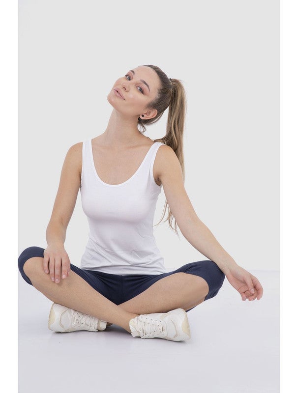 Carina Tank Top (V) White  - Image 4