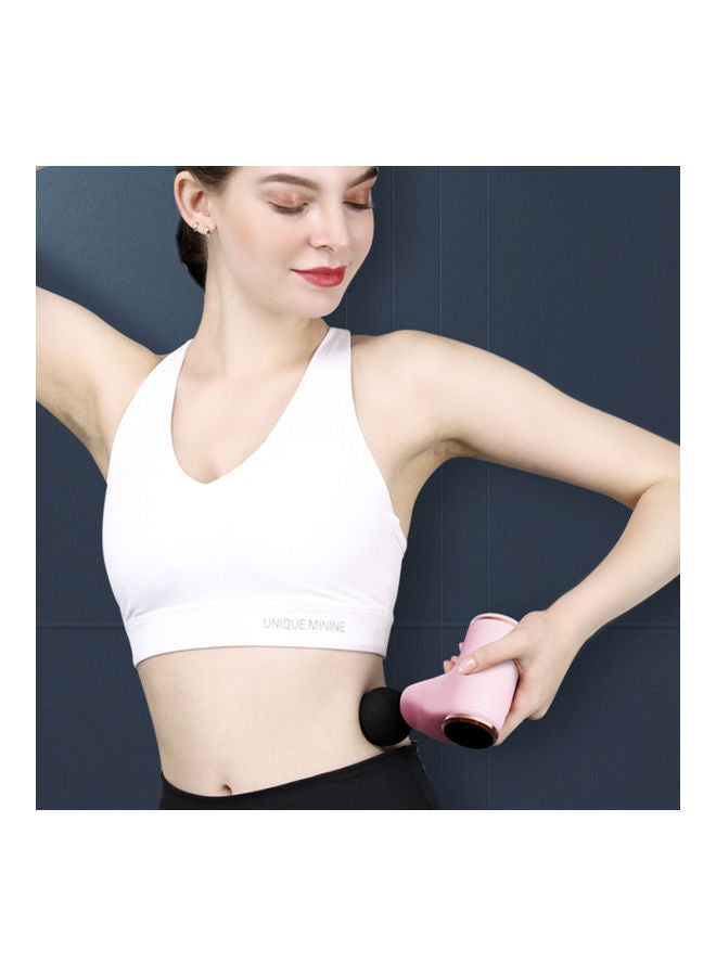 مسدس صغير محمول باليد لتدليك العضلات مع 4 رؤوس وحقيبة تخزين - Image 2