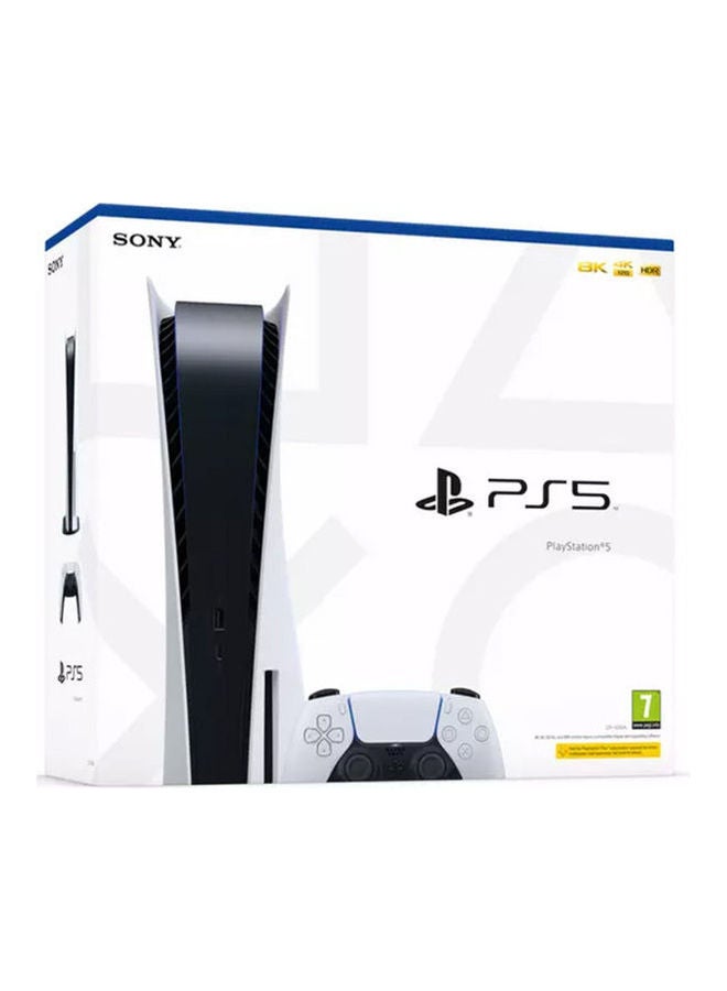Sony - PlayStation 5 CD Edition Console + White DualSense Wireless Controller + FIFA 2021 - Image 1