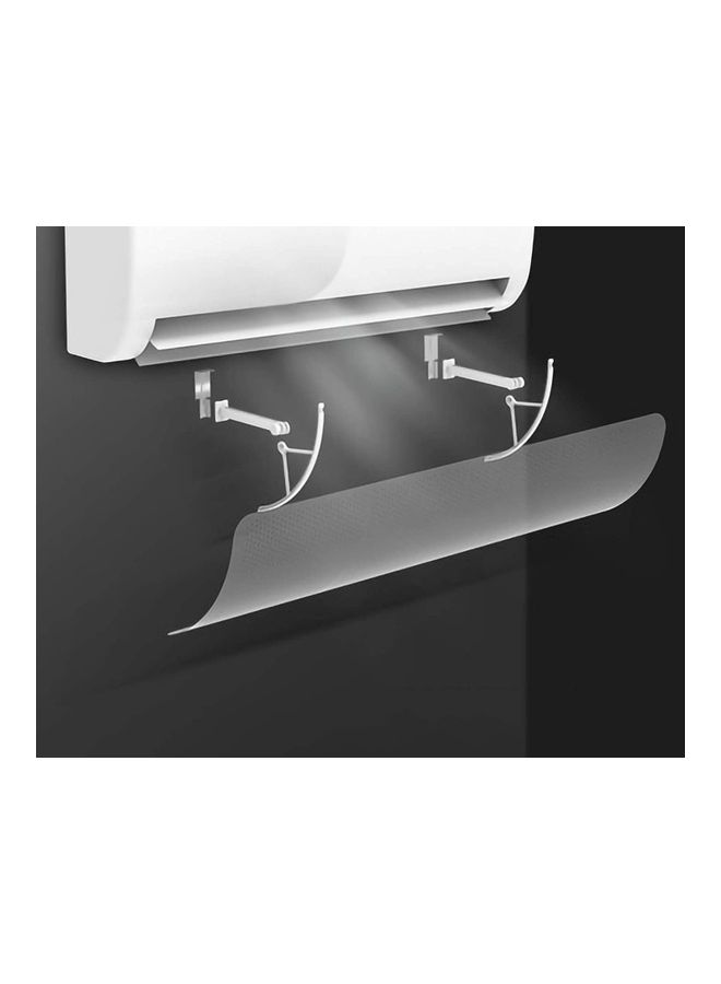 XiuWoo Universal Hollow Anti Direct Blowing Air Condition Wind Deflector Q2 Clear  - Image 2