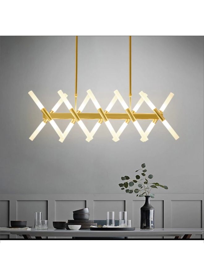 Vlovehome - Contemporary Pendant Lamp Golden/White - Image 1