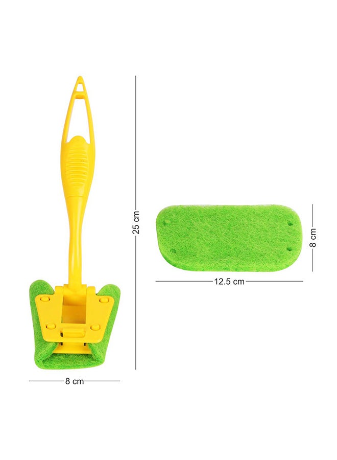 كلاسي تاتش أداة تنظيف الحوض مزودة بمقبض أصفر/أخضر 25x8x5سم - Image 2