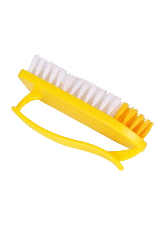 Cloth Cleaning Scrub Brush Pointed Type Yellow 22x12x6.5cm - v1627294329/N49486866A_1