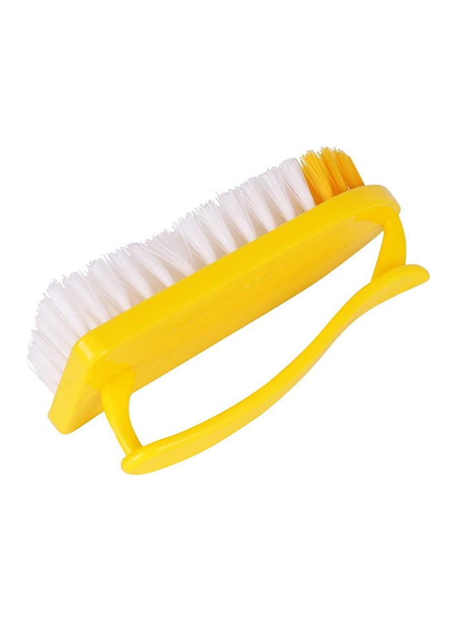 Cloth Cleaning Scrub Brush Pointed Type Yellow 22x12x6.5cm - v1627294329/N49486866A_3