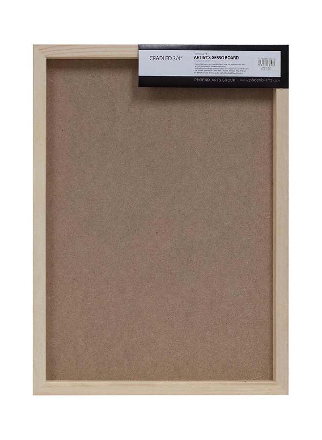 Phoenix Artists Gesso Canvas Panel Board White - Image 2