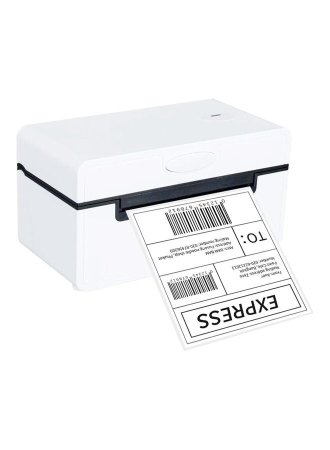 Desktop Thermal Label Printer White - Image 1