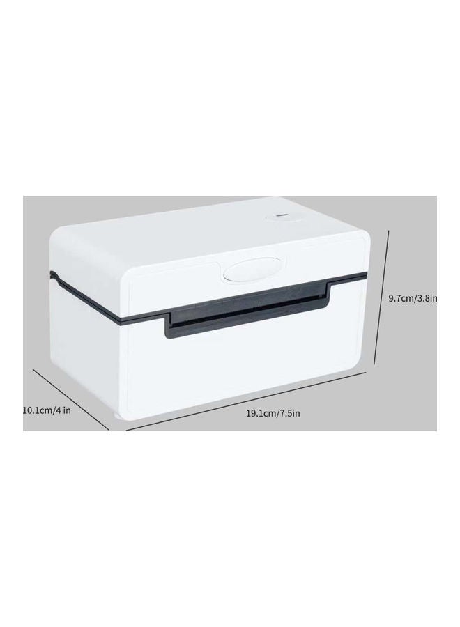 Desktop Thermal Label Printer White - Image 4