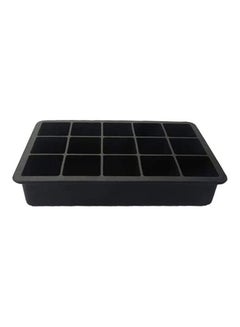 Silicone Ice Cube Molds With Lid Black One Size
