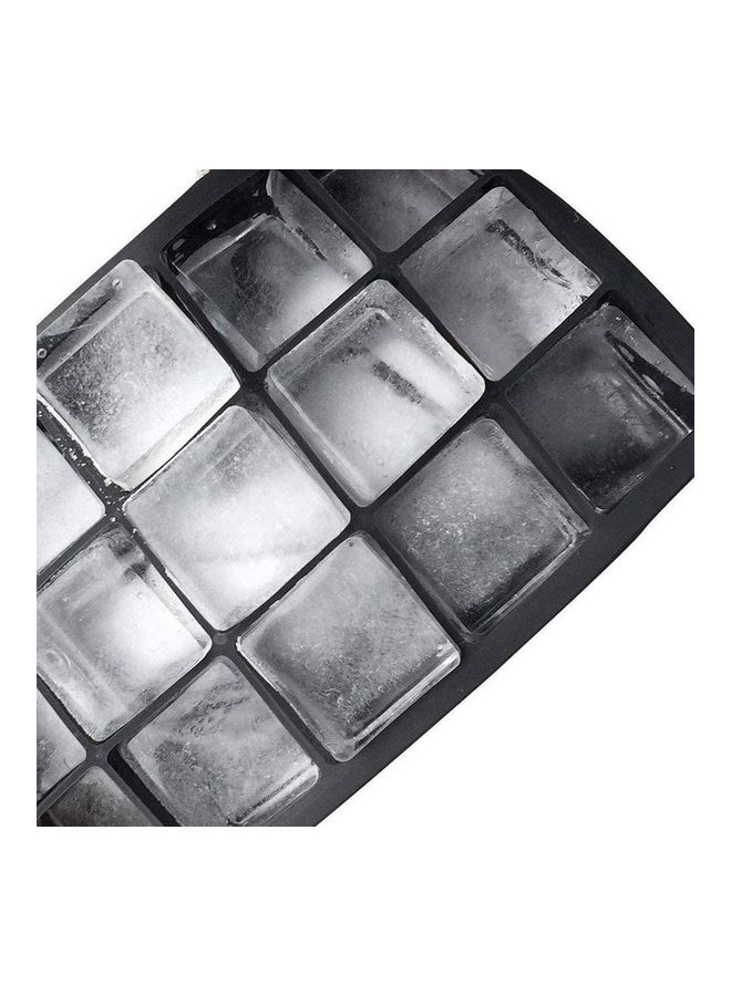 XiuWoo - Silicone Ice Cube Molds With Lid Black One Size - Image 1