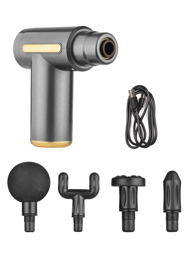 جهاز تدليك فاشيا صغير ب6 مستويات مع 4 رؤوس وكابل USB - Image 1