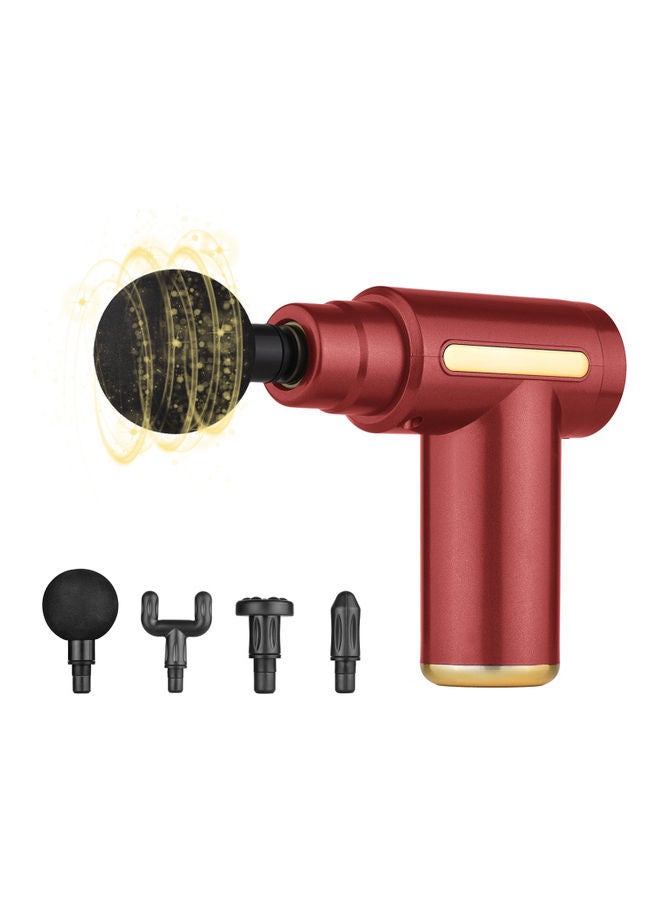 6-Level Mini Fascia Massager with 4 Heads and USB Cable - Image 3