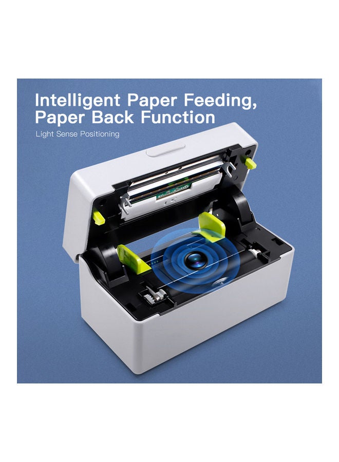 Thermal Label Printer White  - Image 5