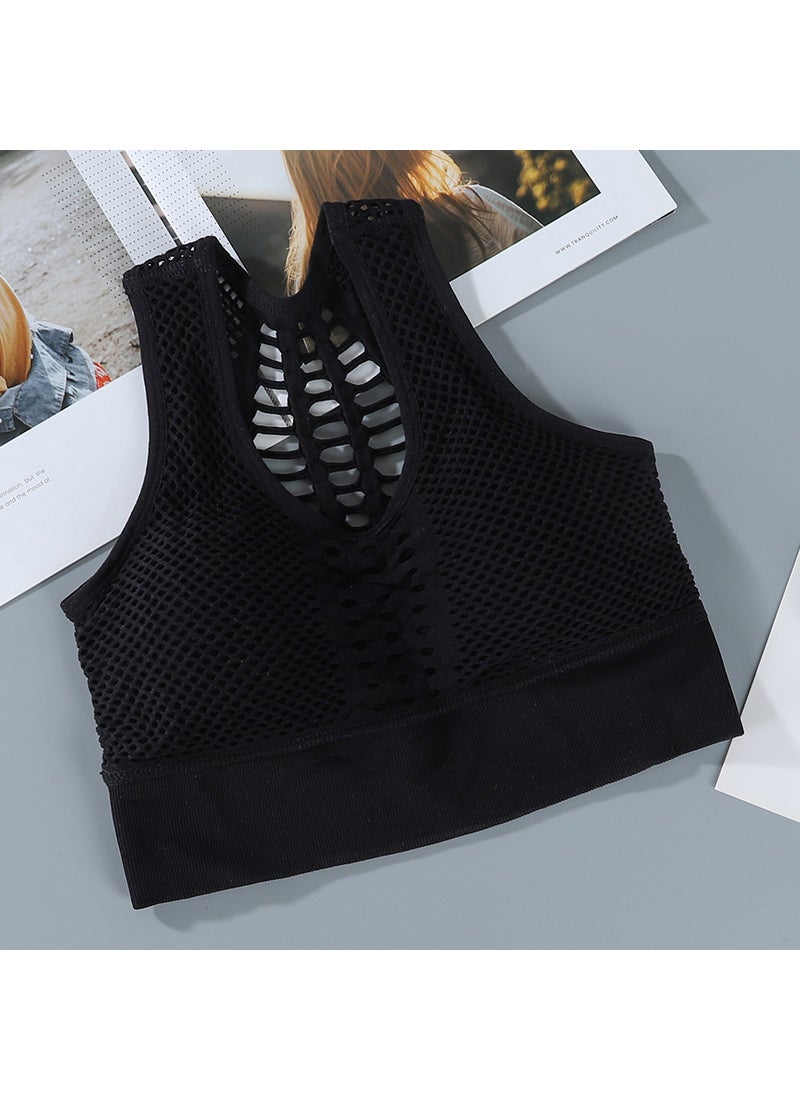 Joychic Comfortable Sports Bra Black - Image 2