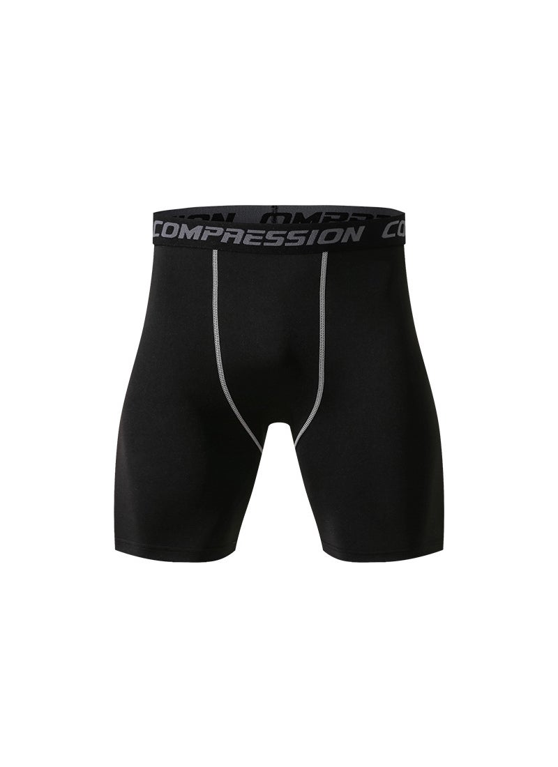 Joychic - Quick Dry Compression Shorts Black - Image 1