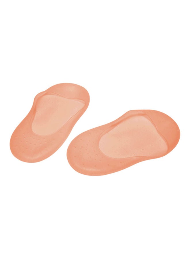 1-Pair Silicone Insole Moisturizing Socks Beige 21 x 1 x 9.5cm