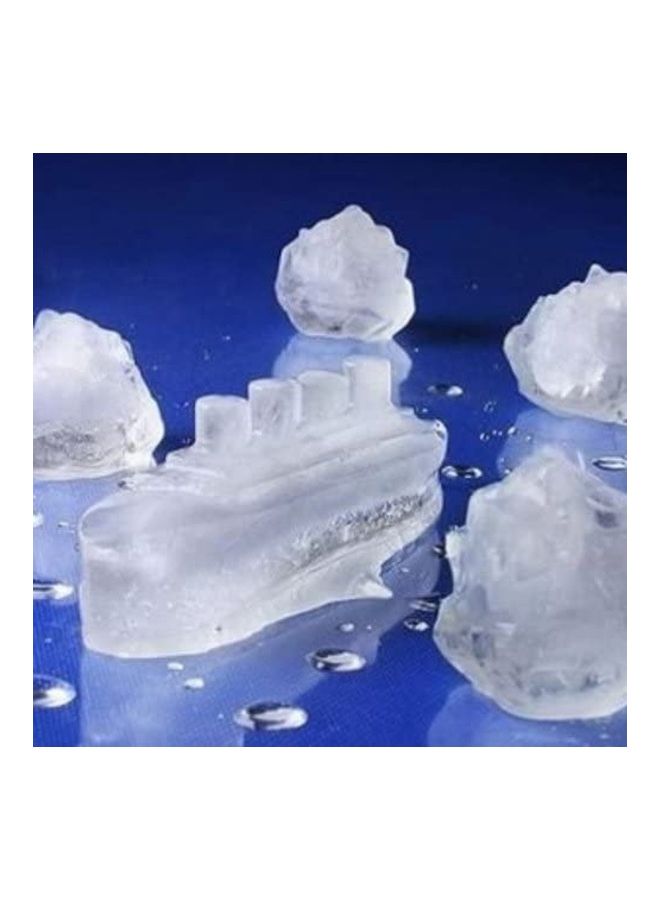 XiuWoo Silicone Easy-Release Flexible Ice Cube Molds Blue One Size  - Image 3