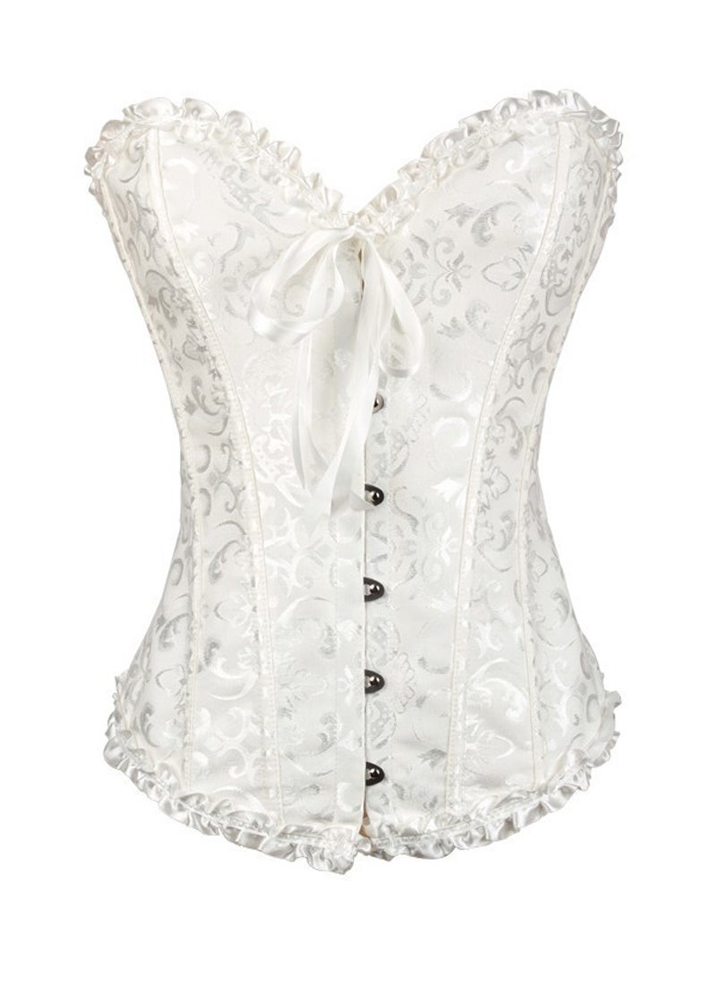 Joychic 2 Pack Classic Bodies Corsets White/Silver  - Image 1