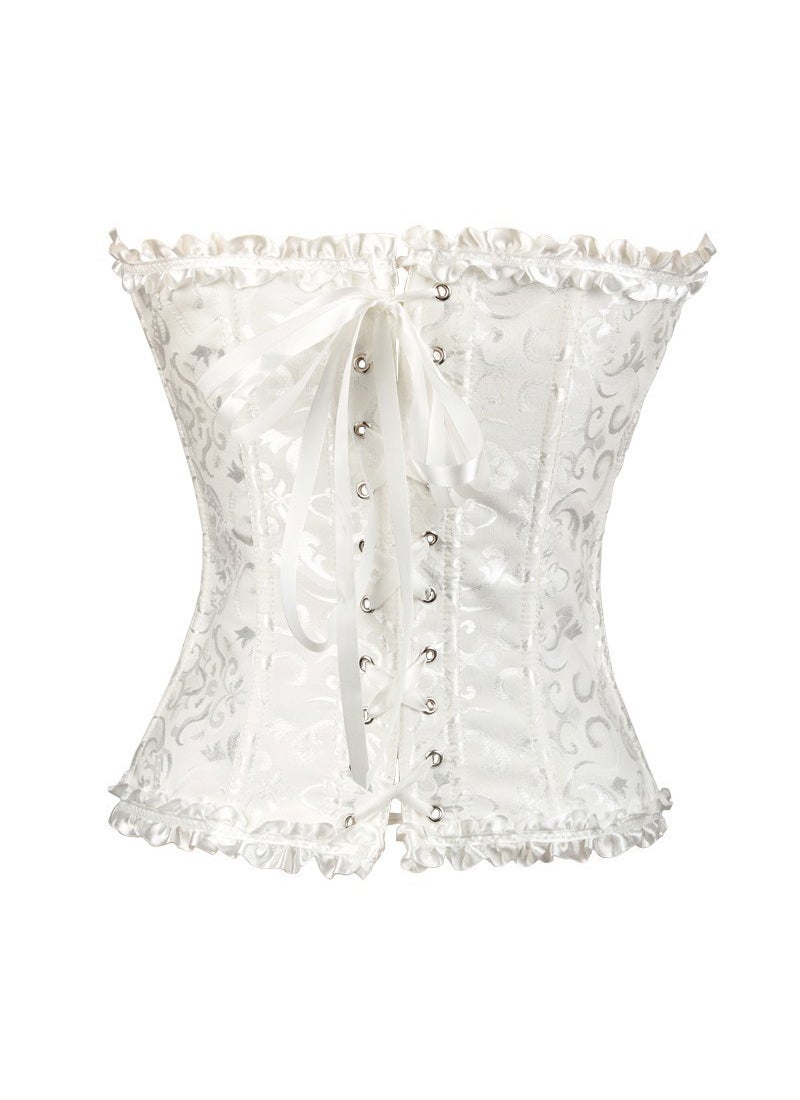 Joychic 2 Pack Classic Bodies Corsets White/Silver  - Image 3