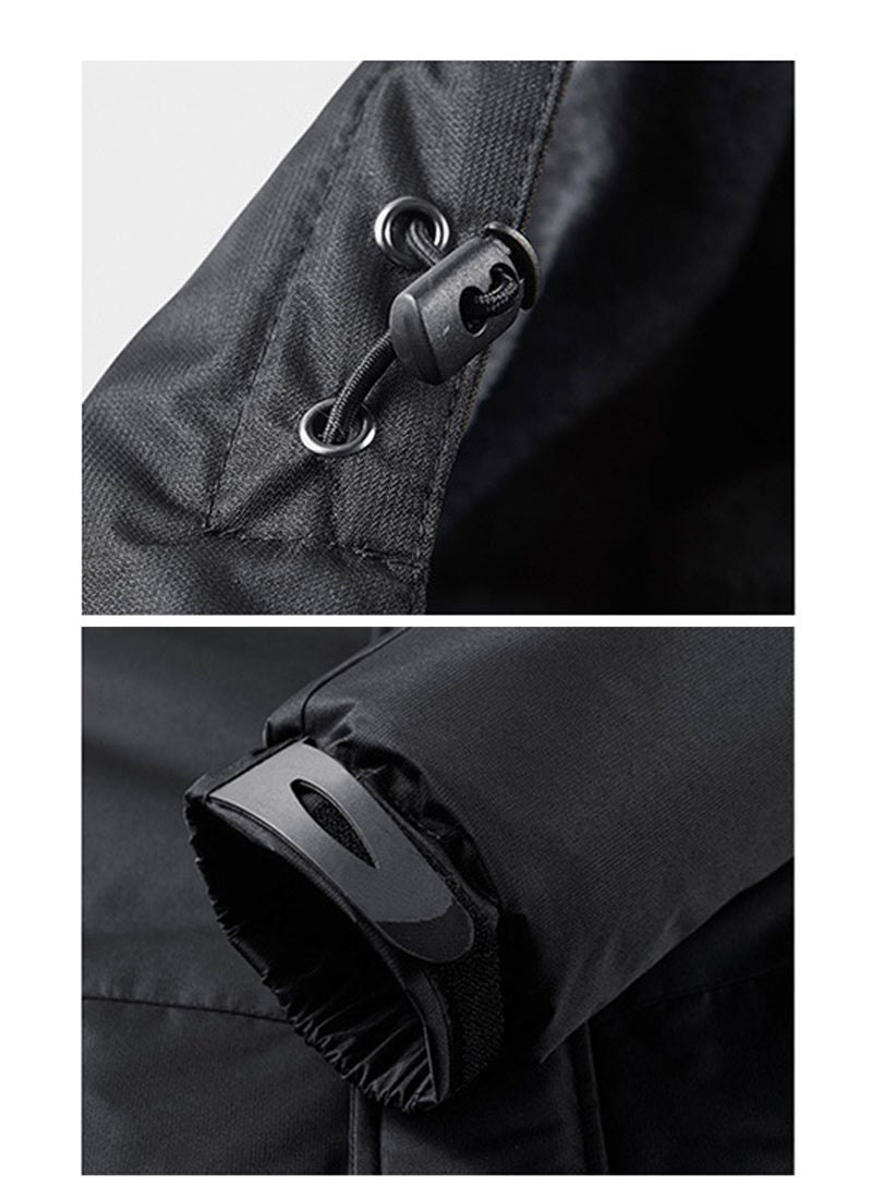 جوي شيك جاكيت كاجوال دافئ أسود - Image 5