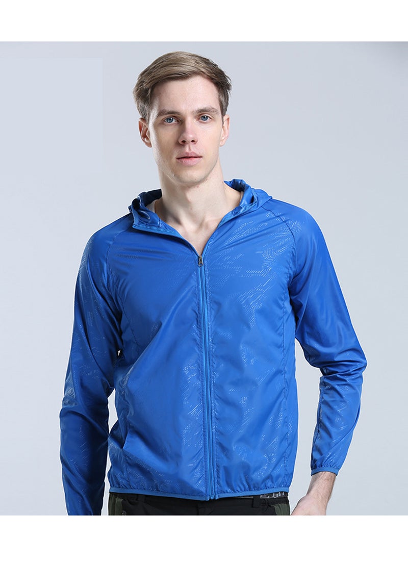 Joychic Breathable Zip Up Jacket Blue  - Image 1