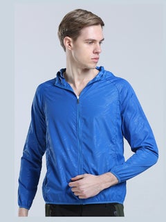 Joychic Breathable Zip Up Jacket Blue  - Image 3