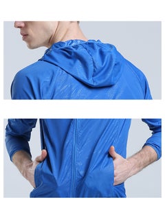 Joychic Breathable Zip Up Jacket Blue  - Image 5