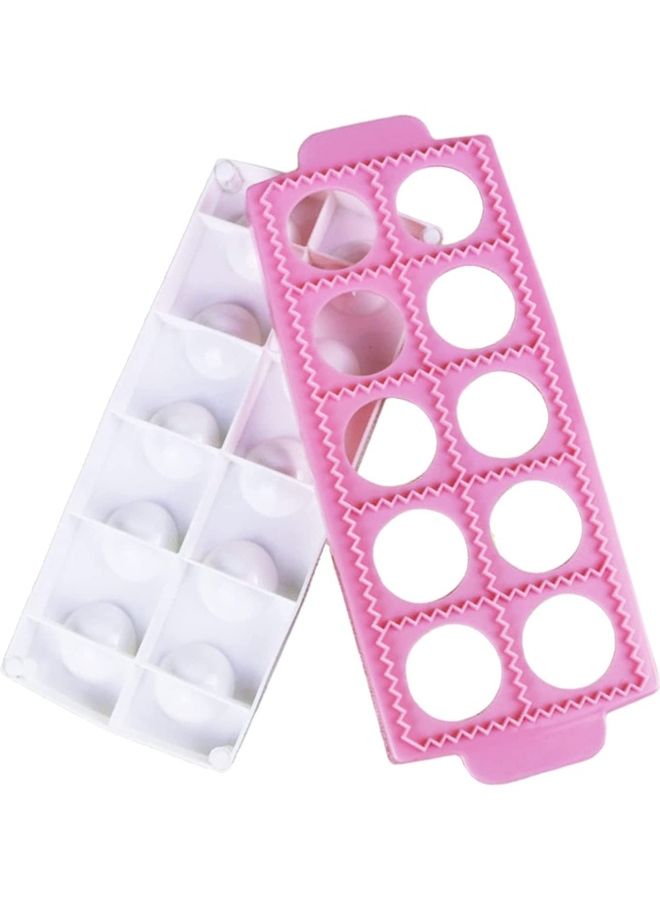 طقم قوالب معجنات من قطعتين وردي 26.5 x 1.5 x 10.5سم - Image 3