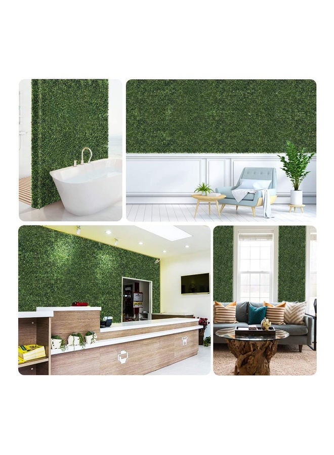 LINGWEI Artificial Plastic Wall Grass Green 14x24inch  - Image 2