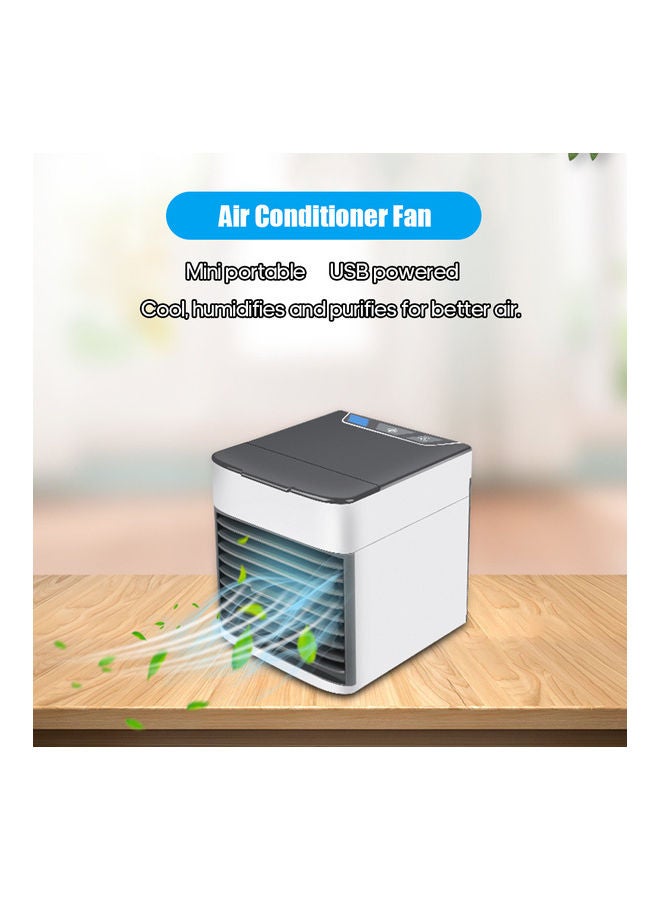 Generic - Mini USB Air Conditioner Fan H32084-LM White - Image 1