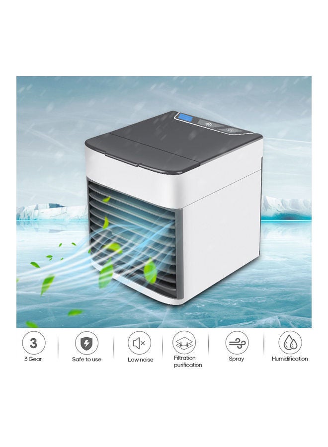Generic - Mini USB Air Conditioner Fan H32084-LM White - Image 1