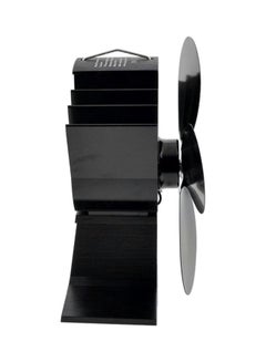 Generic 4-Blade Thermodynamic Fireplace Fans 10.0 W H35590-LM Black  - Image 2