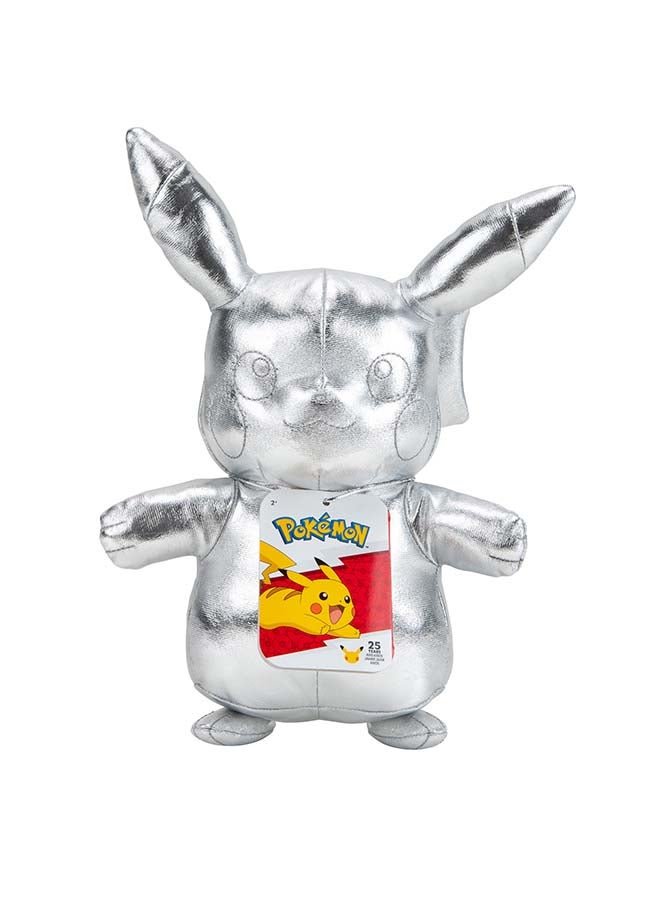 Pokemon - Plush Siver Pikachu 15.24cm - Image 1
