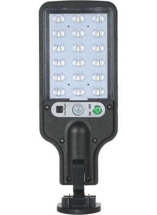 مصباح إضاءة الشارع يعمل بالطاقة الشمسية من قطعة واحدة مع 18 مصباح LED أسود/ أبيض - v1627305053/N49486586A_1