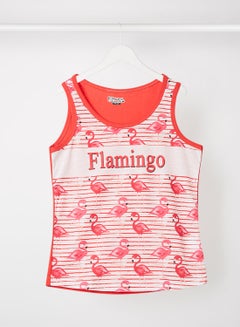Eteenz Girls 2-Piece Eso HD Vest Set Red/White  - Image 1