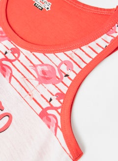 Eteenz Girls 2-Piece Eso HD Vest Set Red/White  - Image 4